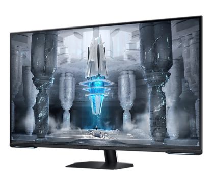 Монитор Samsung LS43CG700, 43" Odyssey Neo G7 GAMING, VA, 144Hz, Smart, 3840 x 2160, 400 cd/m2, Display Port , HDMI, USB Hub, Black/White
