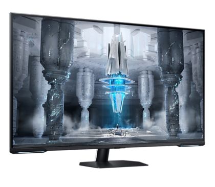 Монитор Samsung LS43CG700, 43" Odyssey Neo G7 GAMING, VA, 144Hz, Smart, 3840 x 2160, 400 cd/m2, Display Port , HDMI, USB Hub, Black/White