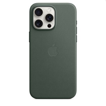 Калъф Apple iPhone 15 Pro Max FineWoven Case with MagSafe - Evergreen