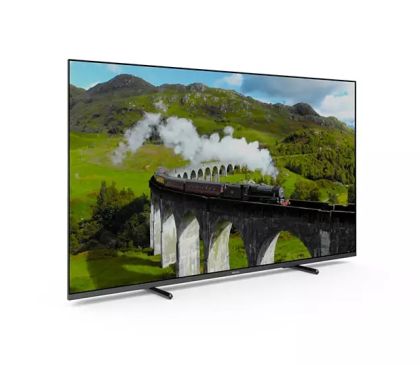 Телевизор Philips 50PUS7608/12, 50" UHD HD LED, 3840 x 2160, DVB-T/T2/T2-HD/C/S/S2, Pixel Precise Ultra HD, HDR+, HLG, Smart TV with new OS, Dolby Vision, Atmos HDMI, VRR, 2* USB, Cl+, 802.11n, Lan, 20W RMS, Black+Logitech Wireless Touch Keyboard K400 Plu