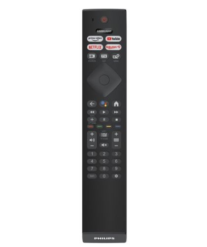 Телевизор Philips 50PUS8518/12, 50" THE ONE, UHD 4K LED, 3840x2160, DVB-T/T2/T2-HD/C/S/S2, Ambilight 3, Google TV, Quad Core P5 Perfect, 16GB, VRR, BT5.0, HDMI, 2xUSB, Cl+, 802.11ac, Lan, 20W+Logitech Wireless Touch Keyboard K400 Plus Black