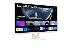 Монитор LG 32SR50F-W, 31.5" IPS Smart webOS23, Anti-Glare, 8ms, 1200:1, 250cd/m, sRGB 99%, FHD 1920x1080, HDR 10, HDMI, USB, Wi-Fi B/in, AirPlay 2,  Speacers 5W x 2, Tilt, White