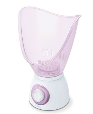 Сауна Beurer FS 60 Facial Sauna and Steam Inhale + Beurer HT 10 Ionic hair brush orange-yellow