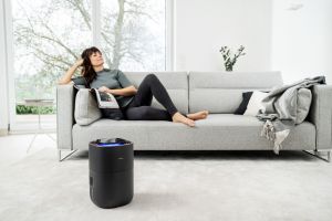 Овлажнител на въздух Beurer LB 300 plus Air humidifier- Natural cold evaporation technology, 3 fan speeds, up to 300 ml/h, up to 45 m2, WT 3l, Night mode and timer function