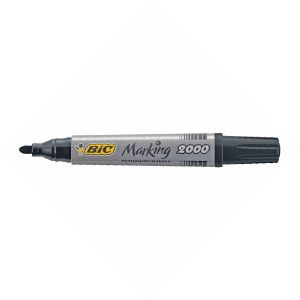 Перманентен маркер Bic 2000Объл връх 1.7 mm Черен