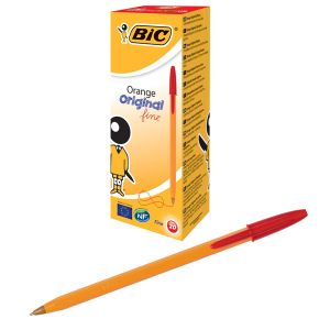 Химикалка Bic Orange Fine0.3 mm Червена