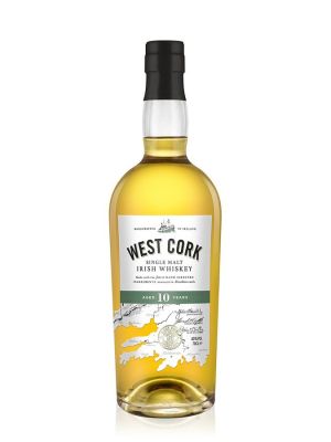 Уиски ирландско WEST CORK  Single Malt, 10 years old, 70 CL