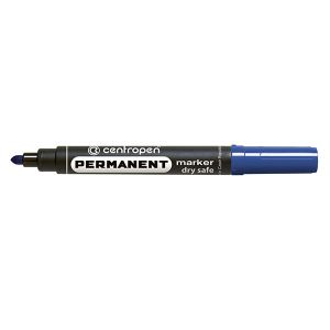 Перманентен маркер Centropen 8510Объл връх 2.5 mm Син