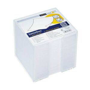 Хартиено кубче Office PointНезалепено, с поставка, 85x85 mm 800 л. Бяло