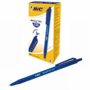 Автоматична химикалка Bic Round Stic Clic0.4 mm Синя