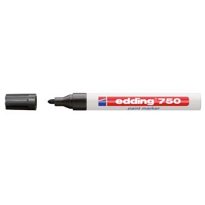 Paint маркер Edding 750Объл връх 2-4 mm Черен