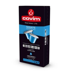 Кафе капсула Covim AlluminiumSuave 10 бр., съвместими с Nespresso