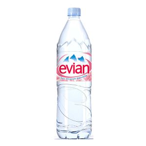 Вода EvianМинерална 1.5 l, 12 броя в стек