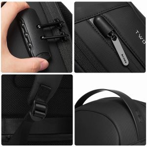 Раница за лаптоп BANGE SRX Onyx Black 5 джоба, 17.3“, 22 л