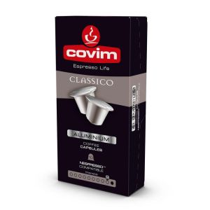 Кафе капсула Covim AlluminiumClassico 10 бр., съвместими с Nespresso