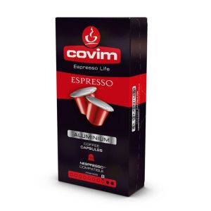 Кафе капсула Covim AlluminiumEspresso 10 бр., съвместими с Nespresso