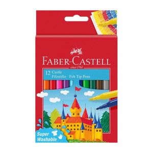 Флумастери Faber-Castell 12 цвята