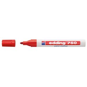 Paint маркер Edding 750Объл връх 2-4 mm Червен