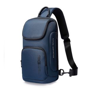 Чанта BANGE Crossbody DX Blue5 джоба, 6 l