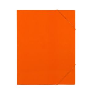 Папка с три капака и ластик Standard Картон, А4 Оранжева