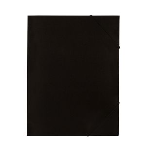 Папка с ластик Standard Картон, А4 Черна