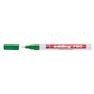 Paint маркер-тънкописец Edding 780Объл метален връх 0.8 mm Зелен