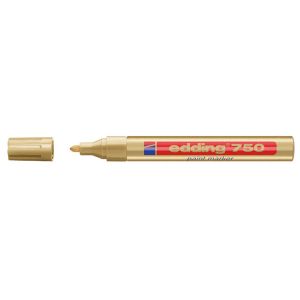 Paint маркер Edding 750Объл връх 2-4 mm Златист