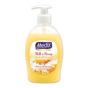 Течен сапун MedixПомпа 400 ml Milk&Honey
