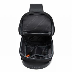 Чанта BANGE Crossbody SRX Black 2 джоба, 6 l