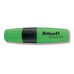 Текст маркер Pelikan 490Скосен връх 1-5 mm Зелен