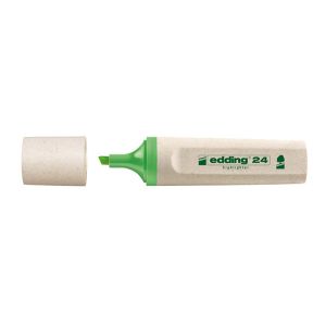 Текст маркер Edding 24 EcolineСкосен връх 2-5 mm Зелен