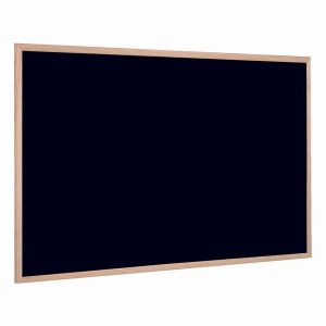 Черна дъска Bi-OfficeДървена рамка, 90x60 cm