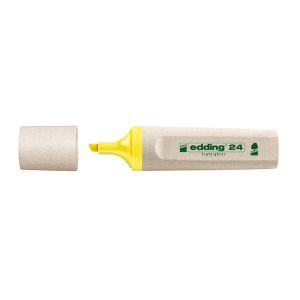 Текст маркер Edding 24 EcolineСкосен връх 2-5 mm Жълт