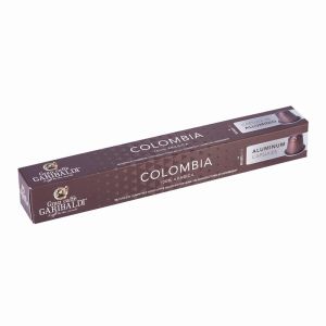 Кафе капсула Garibaldi Alluminium Colombia 10 бр., съвместими с Nespresso