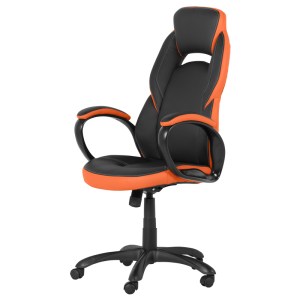 Геймърски стол Carmen 7511 - черно-оранжев