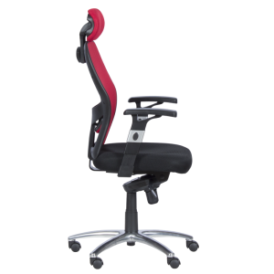 Ергономичен стол Carmen 7520 - черен - червен