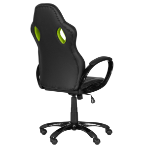 Геймърски стол Carmen 7502 - черно-зелен