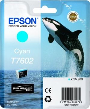 Консуматив Epson T7602 Cyan