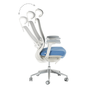 Ергономичен стол GLAND - син-сив