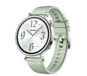 Часовник Huawei Watch GT4 Green, Aurora-B19FG, Fluoroelastomer Strap, 41mm, GPS, Heart Rate Monitor, SPO2