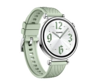 Часовник Huawei Watch GT4 Green, Aurora-B19FG, Fluoroelastomer Strap, 41mm, GPS, Heart Rate Monitor, SPO2