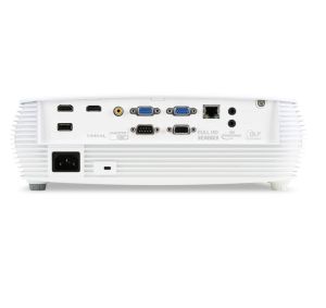 Мултимедиен проектор Acer Projector P5535, DLP, FullHD (1920x1080), 20000:1, 4500 ANSI Lumens, 3D 144Hz, VGAx2, RCA, HDMI/MHL, HDMI, Audio in, RJ45, LAN Control, Speaker 16W, Bluelight Shield, Bag, 2.71kg, White + Acer T82-W01MW 82.5"