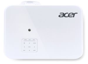 Мултимедиен проектор Acer Projector P5535, DLP, FullHD (1920x1080), 20000:1, 4500 ANSI Lumens, 3D 144Hz, VGAx2, RCA, HDMI/MHL, HDMI, Audio in, RJ45, LAN Control, Speaker 16W, Bluelight Shield, Bag, 2.71kg, White + Acer T82-W01MW 82.5"