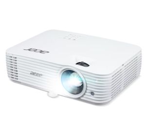 Мултимедиен проектор Acer Projector X1529HK, DLP, FHD (1920x1080), 4800 ANSI Lm, 10000:1, 3D, Auto Keystone, 24/7 operation, Low input lag,  AC power on, 2xHDMI, RS232, USB(Type A, 5V/1.5A), Audio in/out, 1x3W, 2.88Kg, White + Acer T82-W01MW 82.5"
