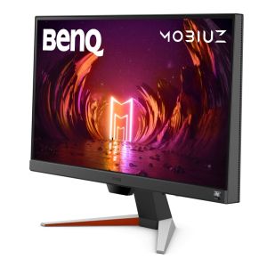 Монитор BenQ MOBIUZ EX240N 23.8" VA, 1920x1080 FHD, 1ms 165Hz, 250 cd/m2, FreeSync Premium, HDMI 2.0, DP, HDRi, B.I.+, treVolo 2x 2.5W speakers, Tilt (down/up) -5 - 15°, Eye-care VESA 100x100, Silver + Fury Gaming Chair