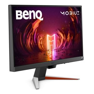 Монитор BenQ MOBIUZ EX240N 23.8" VA, 1920x1080 FHD, 1ms 165Hz, 250 cd/m2, FreeSync Premium, HDMI 2.0, DP, HDRi, B.I.+, treVolo 2x 2.5W speakers, Tilt (down/up) -5 - 15°, Eye-care VESA 100x100, Silver + Fury Gaming Chair