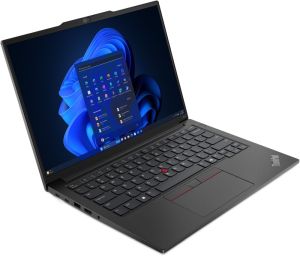 Лаптоп Lenovo ThinkPad E14 G6 AMD Ryzen 7 7735HS (up to 4.75GHz, 16MB L3), 16GB DDR5-4800, 512GB SSD, 14" WUXGA (1920x1200) IPS AG, AMD Radeon 680M Graphics, FHD&IR Cam, Backlit KB, WLAN, BT, 3 cell, FPR, DOS, 3Y Onsite