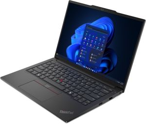 Лаптоп Lenovo ThinkPad E14 G6 AMD Ryzen 7 7735HS (up to 4.75GHz, 16MB L3), 16GB DDR5-4800, 512GB SSD, 14" WUXGA (1920x1200) IPS AG, AMD Radeon 680M Graphics, FHD&IR Cam, Backlit KB, WLAN, BT, 3 cell, FPR, DOS, 3Y Onsite