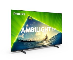 Телевизор Philips 55PUS8209/12, 55" 4K Ultra HD QLED, 3840x2160, DVB-T/T2/T2-HD/C/S/S2, 60Hz, Ambilight 3, Pixel Precise UHD, HDR+, Titan OS, Dolby Atmos, VRR, 3*HDMI, 2*USB, 802.11n, 20W RMS, Black