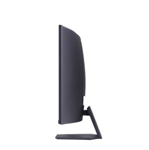 Монитор LG 32GS60QC-B, 31.5" UltraGear Curved Gaming VA, AG, 1ms, 180Hz, 3000:1, 300cd/m2, QHD (2560x1440), AMD FreeSync, HDR 10, sRGB 99%, HDMI, DisplayPort, Tilt, Headphone out, Black